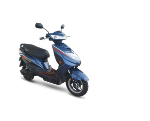 Okinawa Ridge100 Electric Scooter | Smart Scooter | 149 km | 45kmph | 5-6 hour charging | 3 Year Warranty - BLUE