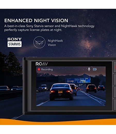 Roav by Anker Dash Cam C2 Pro with FHD 1080p, Sony Starvis Sensor, 4-Lane Wide-Angle Lens, GPS Logging, Built-in Wi-Fi, and Dedicated App, G-Sensor, WDR, Loop Recording, Night Mode-M000000000237 www.mysocially.com