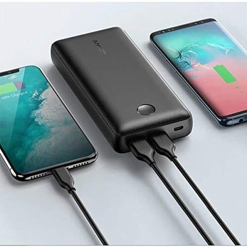 Anker PowerCore 10000 mAH High-Speed Charging with PowerIQ Power Bank for iPhone, Samsung Galaxy and More (Black)-M000000000240 www.mysocially.com