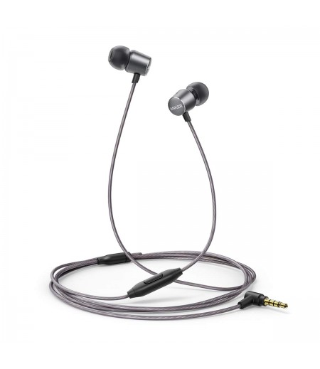 Anker Soundbuds Verve Built-in Microphone in Ear Stereo Wired Headphones (Black + Gray)-M000000000255 www.mysocially.com