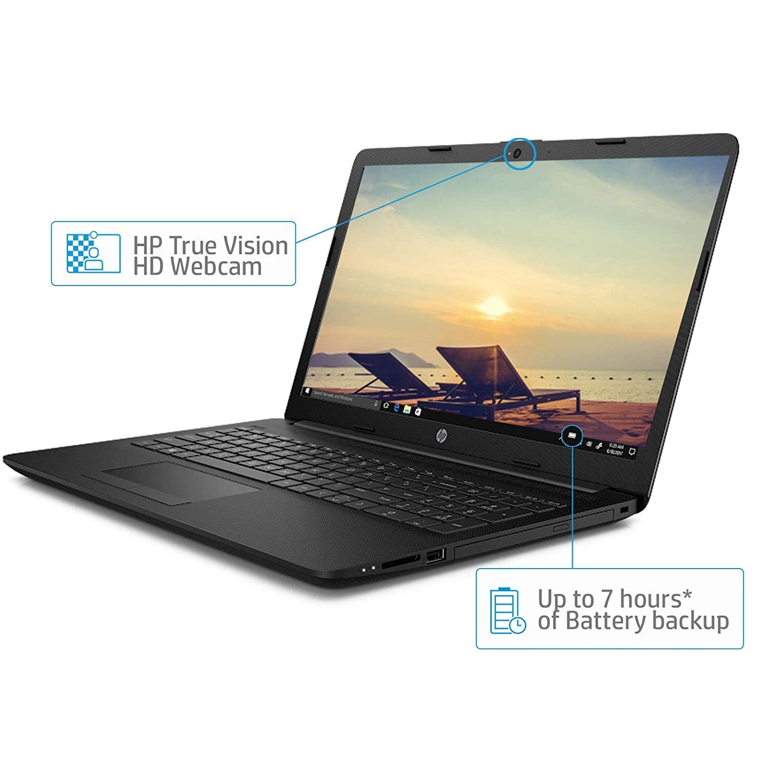 HP 15 Pentium 15.6-inch Laptop (4GB/1TB HDD/DOS/Jet Black /2.04 kg), 15q-ds0001TU-M000000000305 www.mysocially.com