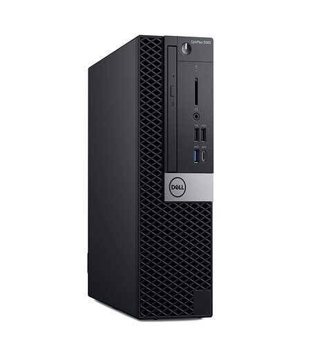 Dell Desktop Optiplex 5070MT with i5-9500 processor, 4GB DDR4 RAM, 1TB Hard Drive, DVD drive, DOS OS with 19.5 inch E2016H-M000000000351 www.mysocially.com