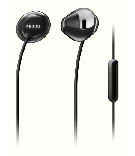 Philips SHE4205BK/00 Wired Headset  (Black, Wired in the ear)