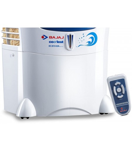 Bajaj DC 2015 ICON Digital Desert Air Cooler 43L in White/Blue shade