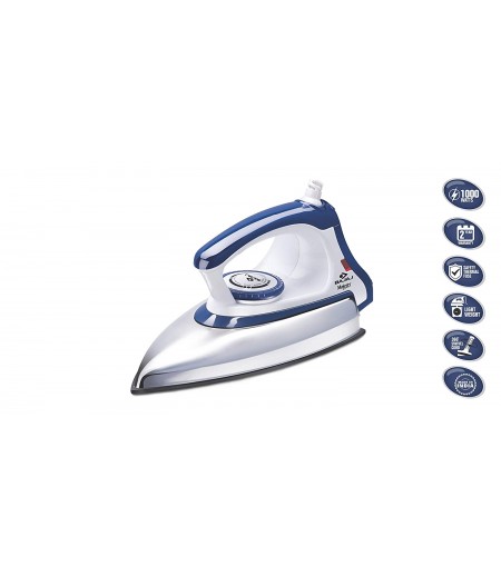 Bajaj Majesty DX 11 1000-Watt Dry Iron in Blue/White color