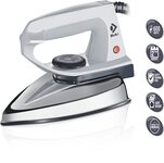 Bajaj DX 2 600-W Light Weight Dry Iron in Gray color-M000000000409 www.mysocially.com