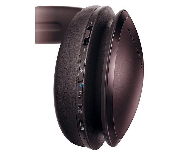 Panasonic RP-HD605NE-K Noise Canceling Headphones Wireless Bluetooth and Smartphone Siri / Google Voice Assistant Ear Headphones- Brown-M000000000412 www.mysocially.com