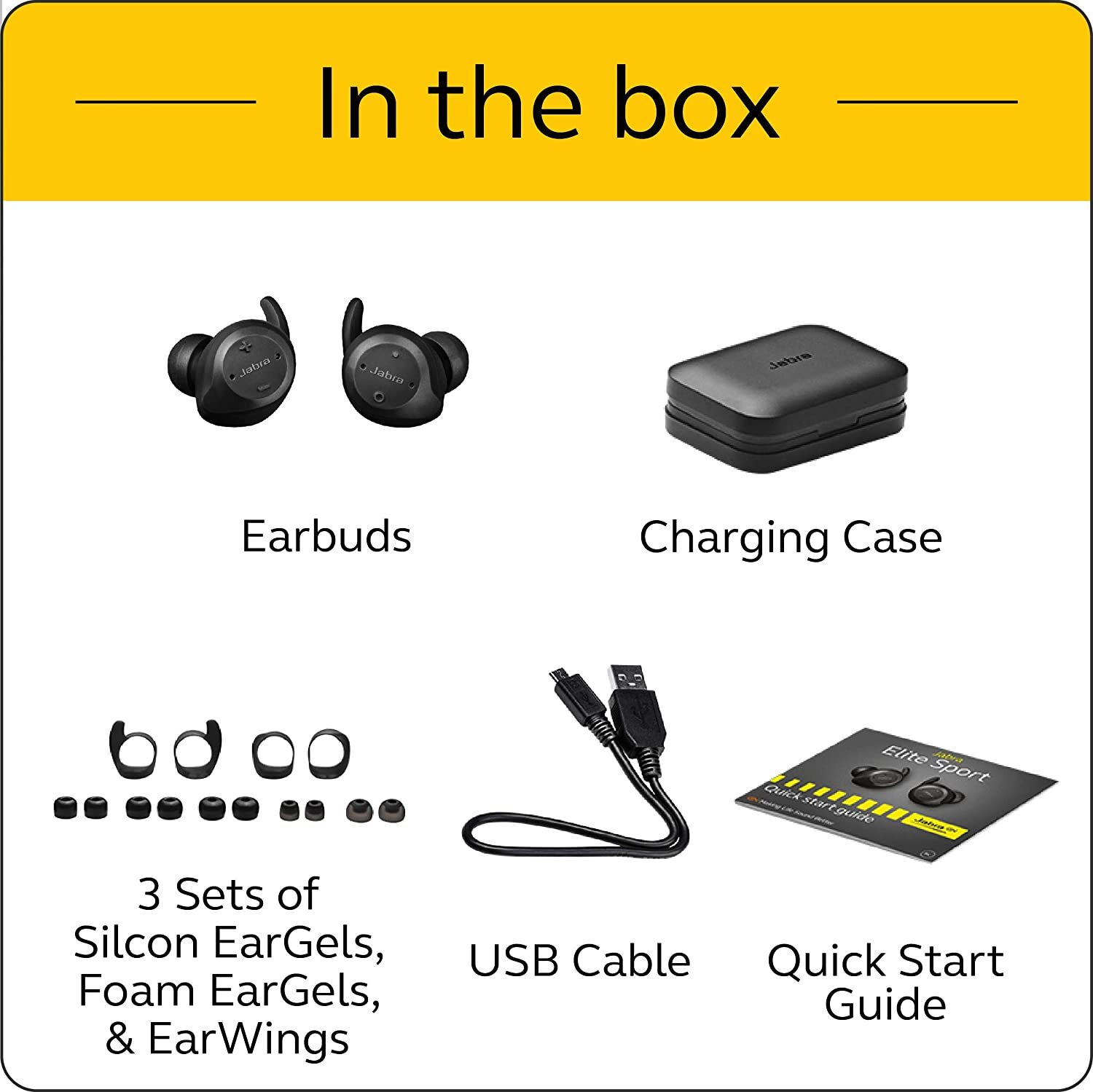 Jabra Sport Elite Wireless Stereo Bluetooth, Waterproof, perfect with Sports and Sport life Ear Buds - Black-M000000000425 www.mysocially.com