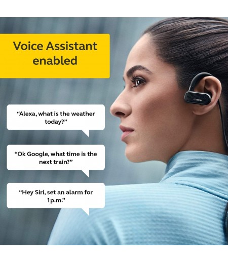 Jabra Elite Active 45e, Wireless Sports Earbuds, Waterproof and Alexa Enabled, Earhooks and Earwings - Black-M000000000431 www.mysocially.com