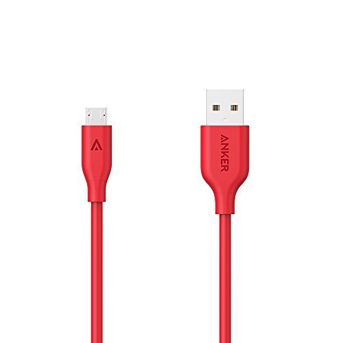 Anker PowerLine Micro USB (3ft) - Fastest and Durable Charging Cable Samsung, Nexus, LG, Motorola, Android Smartphones and More, with Kevlar Fiber and 10000+ Bend Lifespan-M000000000439 www.mysocially.com