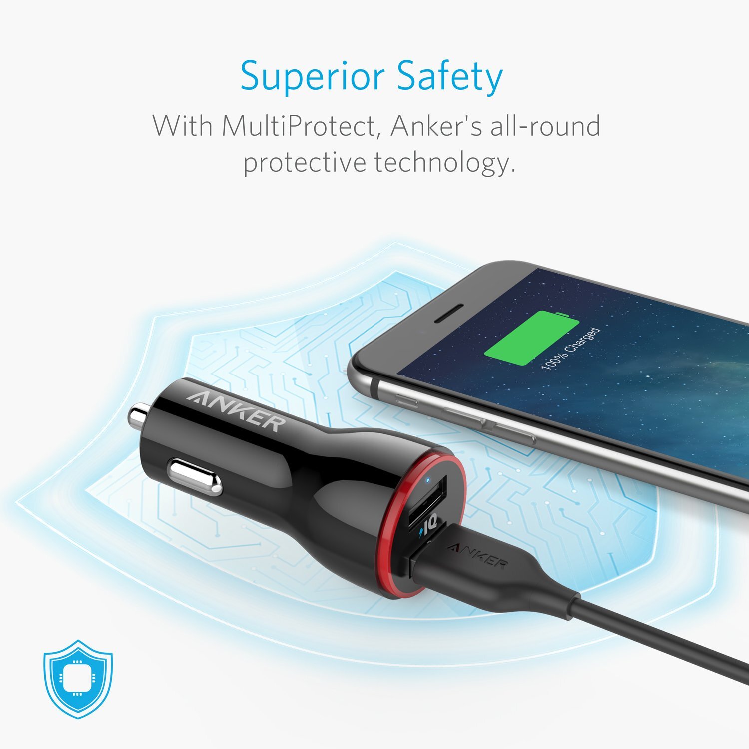 Anker PowerDrive AK-A2310011 Car Charger, in Black color-M000000000449 www.mysocially.com