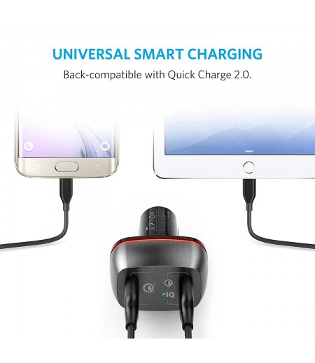 Anker PowerDrive+ 2 AK-A2224011, 2 QC, 3.0 Car Charger-M000000000451 www.mysocially.com