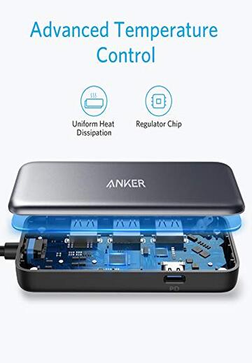 Anker USB C Hub, 4-in-1 USB C 1C3A, with 60W Power Delivery, 3 USB 3.0 Ports, for MacBook Pro 2016/2017/2018, Chromebook, XPS, and More-M000000000452 www.mysocially.com