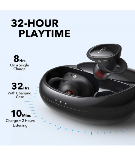 Soundcore Anker Liberty 2 Wireless Earbuds, 32H Playtime, Hear ID Personalized Sound, Bluetooth 5.0, 4 Mics with Uplink Noise Cancellation Headphones-M000000000463 www.mysocially.com