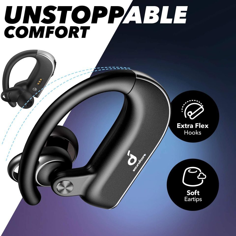 Soundcore Spirit X2 True-Wireless Sport Earphones with Body-Moving Bass and Extreme IP68 Protection-M000000000466 www.mysocially.com