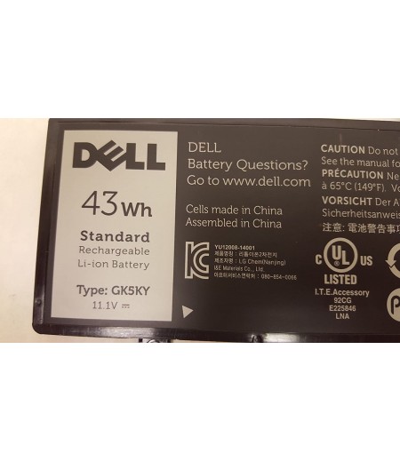 Dell Easyget Laptop Battery 0WF28 GK5KY 11.1V 43Wh for Inspiron P20T 11-3147 Series and 13 7347 Laptop 4K8YH 00WF28 04K8YH