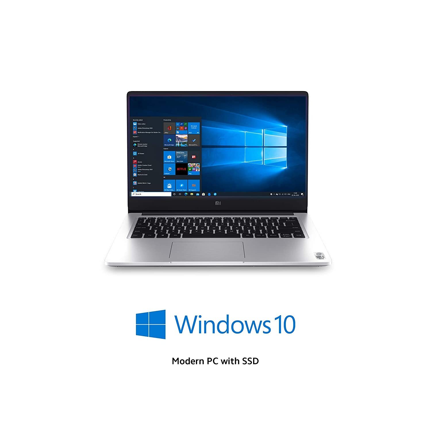 Mi Notebook 14 Intel Core i5-10210U 10th Gen Thin and Light Laptop(8GB/512GB SSD/Windows 10/Nvidia MX250 2GB Graphics/Silver/1.5Kg), XMA1901-DG-M000000000481 www.mysocially.com