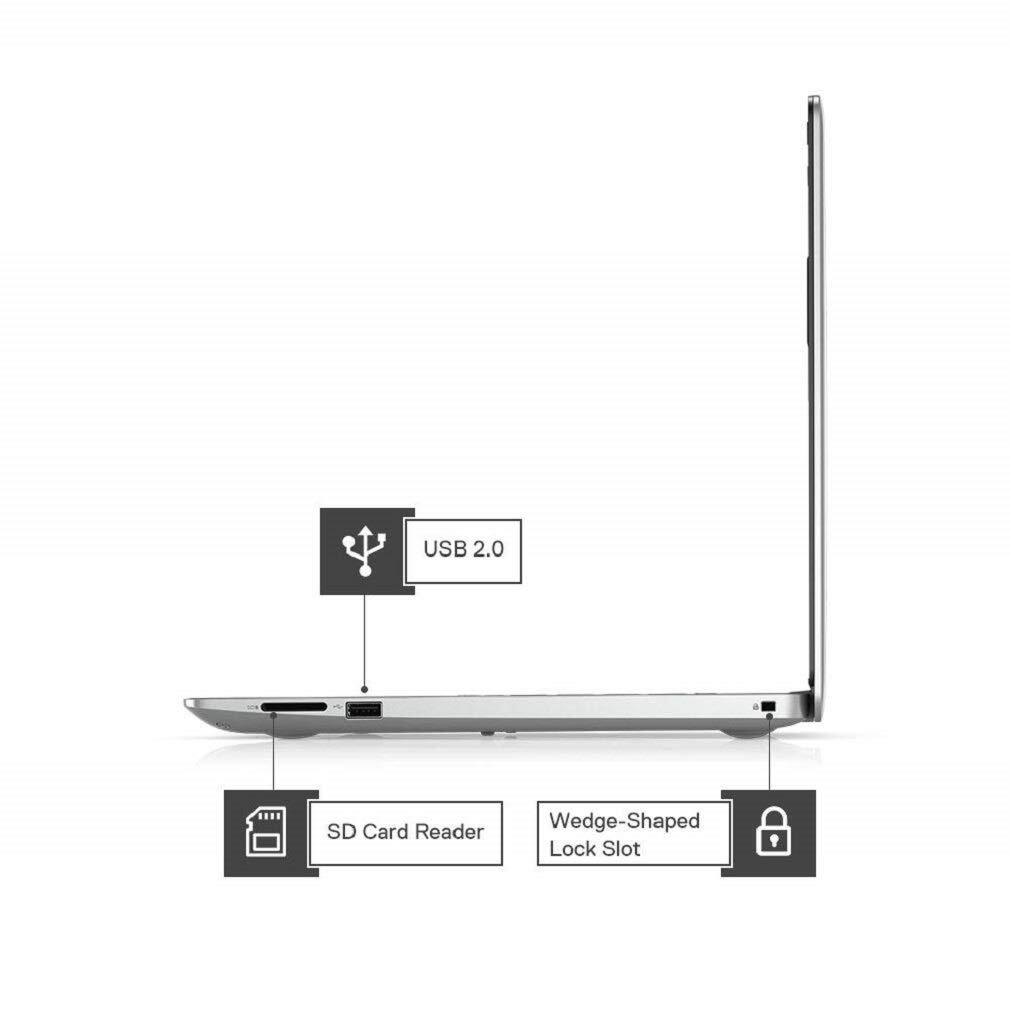 Dell Inspiron 3480 14-inch Thin & Light Laptop (8th Gen Intel Core i5-8265U/8GB/1TB HDD/Windows 10 + MS Office/Intel UMA Graphics/Silver)-M000000000488 www.mysocially.com