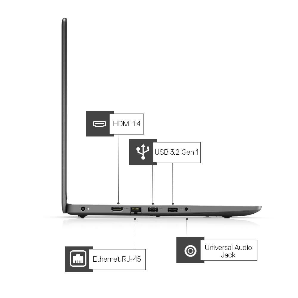 Dell Vostro 3401 14inch FHD AG Display Laptop (10th gen i3-1005G1 / 4GB / 256GB SSD / Integrated Graphics / 1 yr NBD Warranty/ Win 10 + MS Office H&S 2019 / Black)-M000000000520 www.mysocially.com