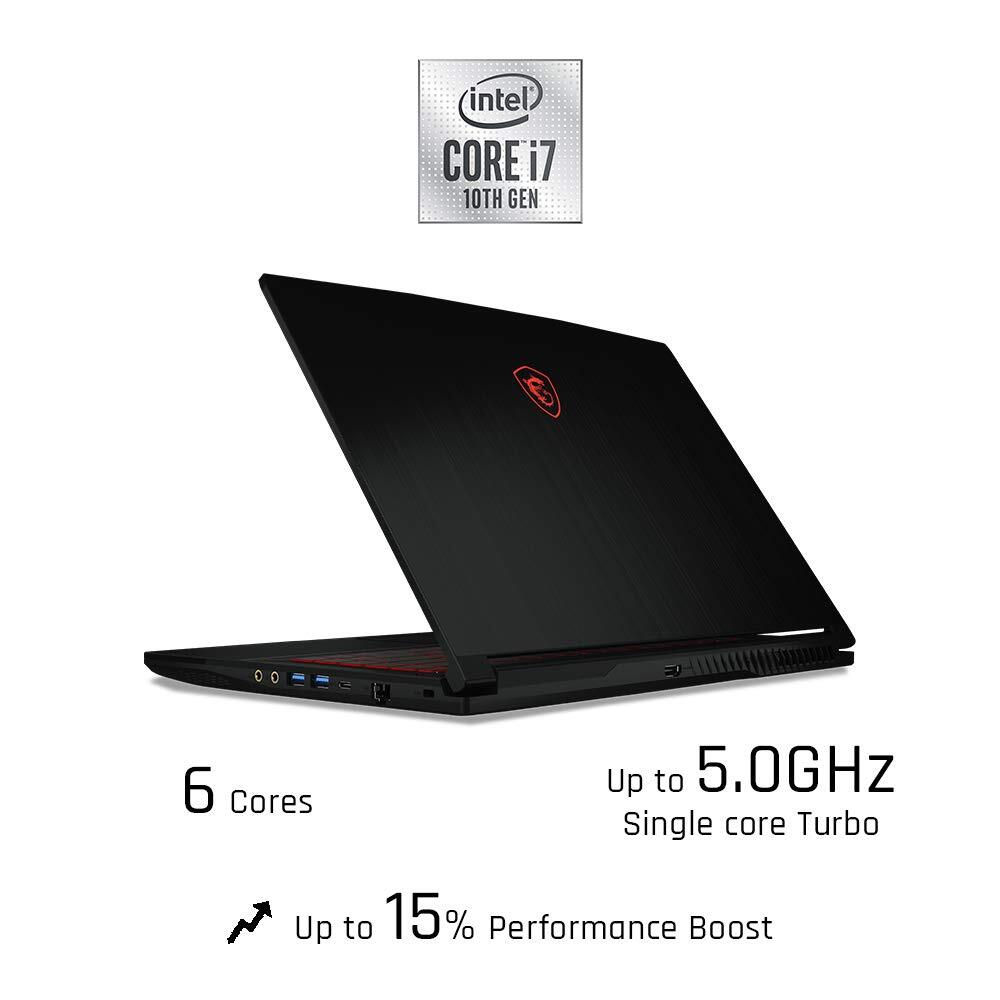 GF63 Thin 10SCSR-019IN Intel Core i7-10750H 10th Gen 15.6-inch 120Hz Laptop(8GB/512GB NVMe SSD /Windows 10 Home/Nvidia GeForce GTX 1650Ti Max-Q 4GB/Black/1.8Kg ) 9S7-16R412-019-M000000000525 www.mysocially.com