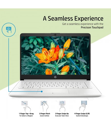 HP 14s cf3006tu 14-inch Laptop (Core i3-1005G1/4GB/1TB HDD/Windows 10 Home/Intel UHD Graphics), Natural Silver-M000000000527 www.mysocially.com