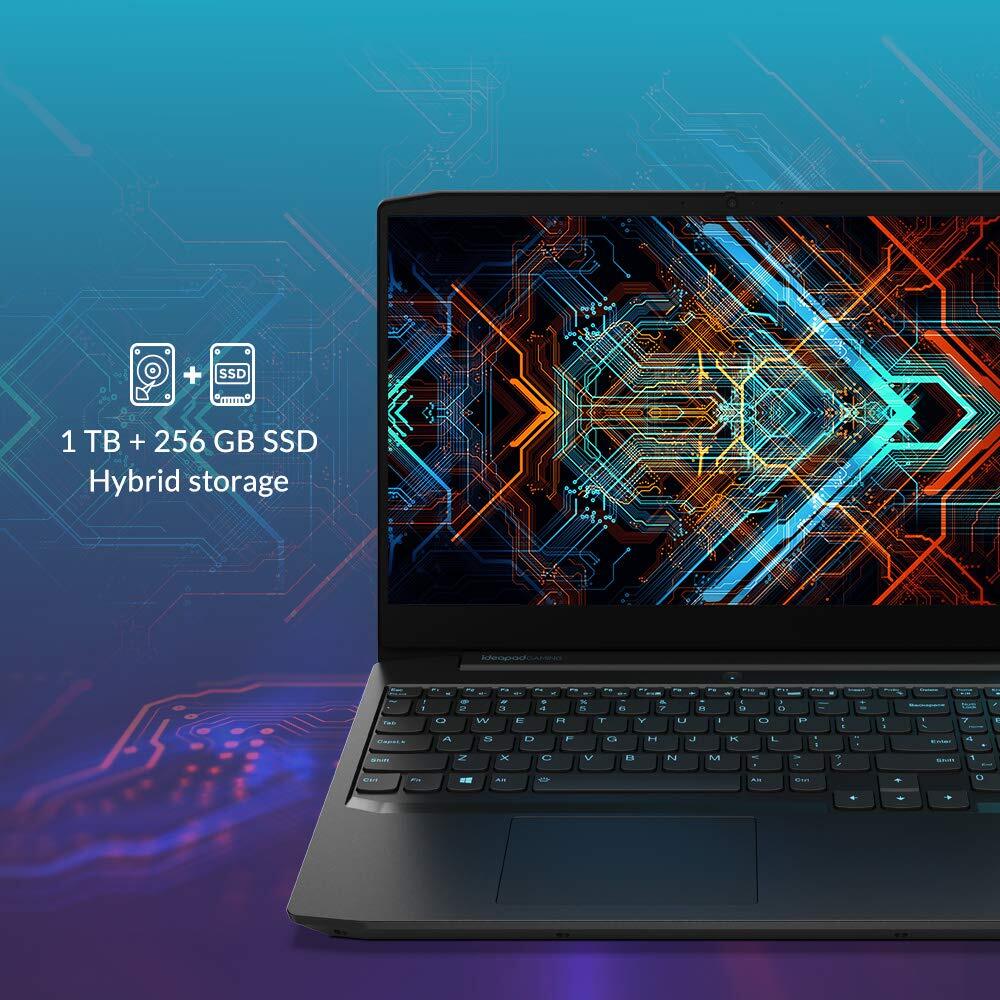 Lenovo Ideapad Gaming 3i 10th Gen Intel Core i5 15.6" IPS FHD Gaming Laptop (8GB/1TB HDD + 256 GB SSD/Windows 10/NVIDIA GTX 1650 Ti 4GB Graphics/Onyx Black/2.2Kg), 81Y400BSIN-M000000000535 www.mysocially.com