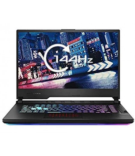 ASUS ROG Strix G15 G512LU-HN172T (10th Gen Core i7-10750H, 16GB RAM, 1TB SSD, 6GB NVIDIA GTX 1660 Ti Graphics, 15.6” FHD 144Hz Display, RGB Keyboard - 4 Zone, WiFi 6, Win-10) Black Plastic