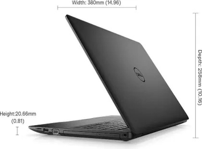 Dell Vostro 3590 15.6-inch FHD Laptop (10th Gen Core i5-10210U/8GB/1TB HDD/256GB SSD/DVD/2GB Graphics/Windows 10 Home SL/Ms Office) 2.17kg, Black-M000000000560 www.mysocially.com