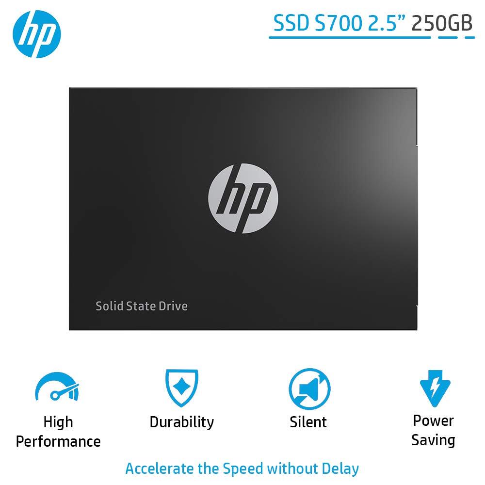 HP SSD S700 2.5 Inch 250GB SATA III 3D NAND Internal Solid State Drive (2DP98AA)-M000000000589 www.mysocially.com