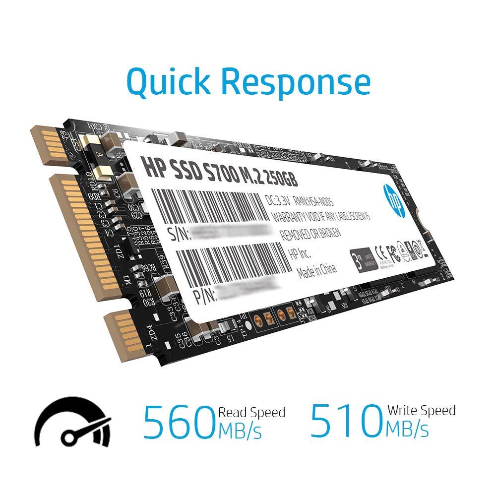 HP SSD S700 M.2 2280 250GB SATA III 3D TLC NAND Internal Solid State Drive (SSD)-M000000000594 www.mysocially.com