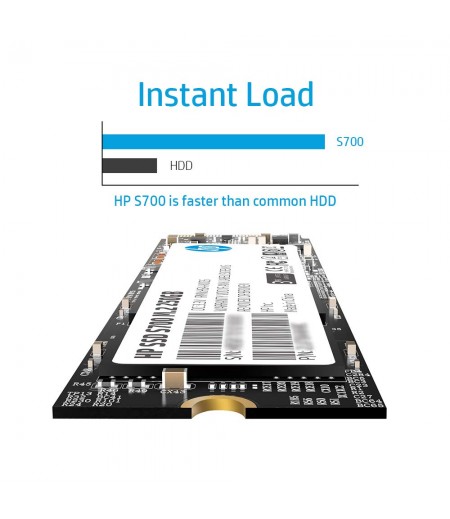 HP SSD S700 M.2 2280 250GB SATA III 3D TLC NAND Internal Solid State Drive (SSD)-M000000000594 www.mysocially.com