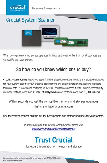 CRUCIAL P1 500GB 3D NAND NVMe PCIe M.2 SSD (CT500P1SSD8)-M000000000597 www.mysocially.com