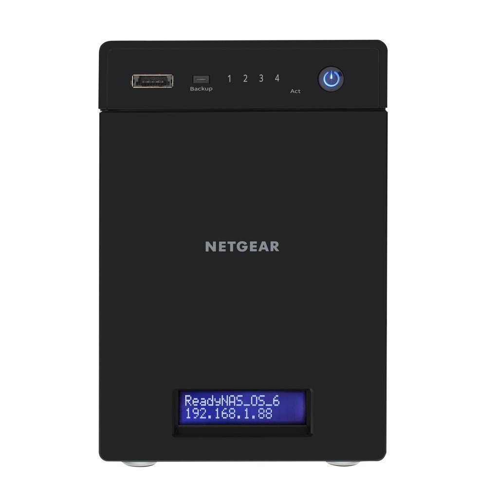 Netgear ReadyNAS 214 RN21400-100INS, 4-Bay Diskless, Network Attached Storage-NAS (For Personal Cloud)-M000000000603 www.mysocially.com