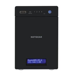 Netgear ReadyNAS 214 RN21400-100INS, 4-Bay Diskless, Network Attached Storage-NAS (For Personal Cloud)