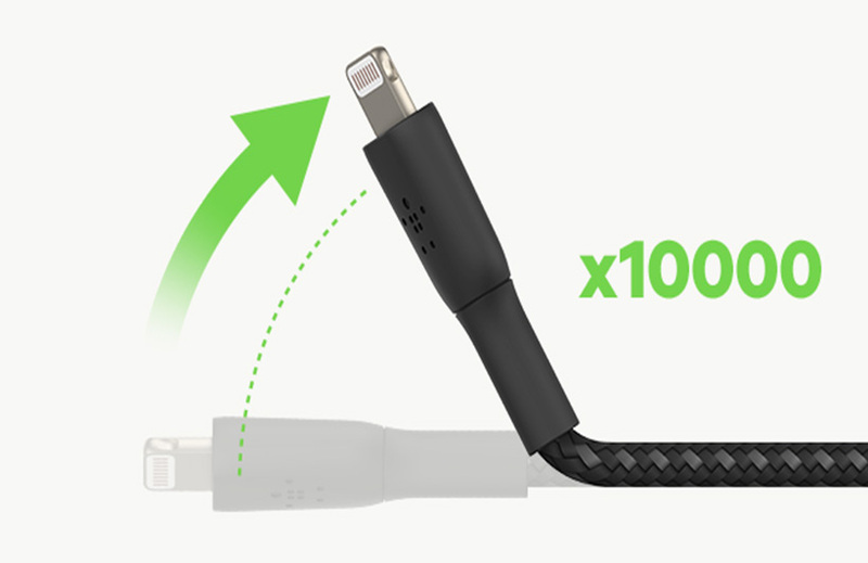 Belkin BOOST↑CHARGE™ Braided USB-C to Lightning Cable (Fast Charging for iPhone 12 Mini, iPhone 12, 12 Pro, 12 Pro Max and More Apple products) - Black