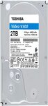 Toshiba HDWU120UZSVA 2TB V300 3.5" Video Streaming Hard Drive with Temperature Control