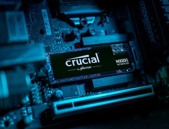 Crucial MX500 1TB 3D NAND SATA M.2 Type 2280SS Internal SSD-CT1000MX500SSD4