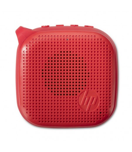 HP Mini 300 Bluetooth Speakers with AUX Connectivity and Splash Resistance, Red