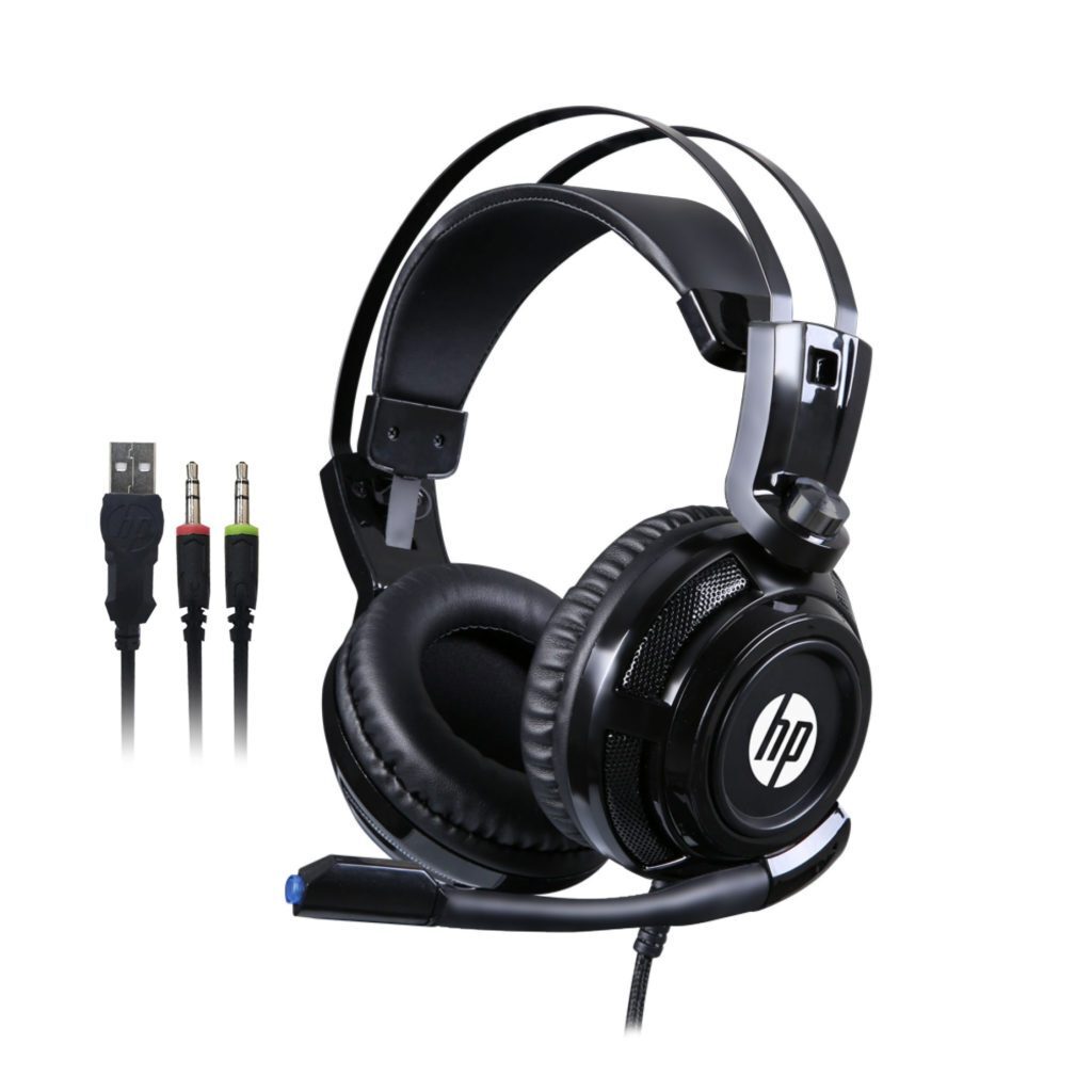 HP H200 Over-Ear Wired Gaming Headphone with Built-in Microphone