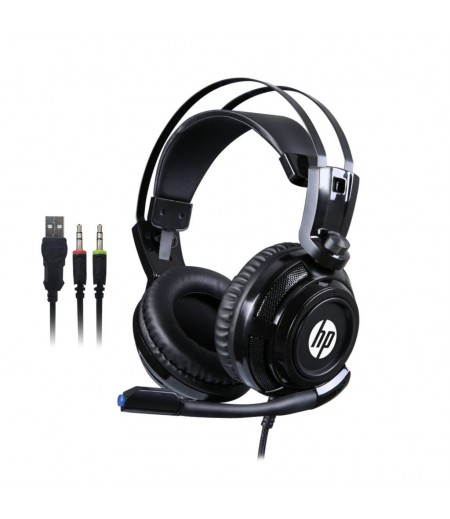 HP H200 Over-Ear Wired Gaming Headphone with Built-in Microphone