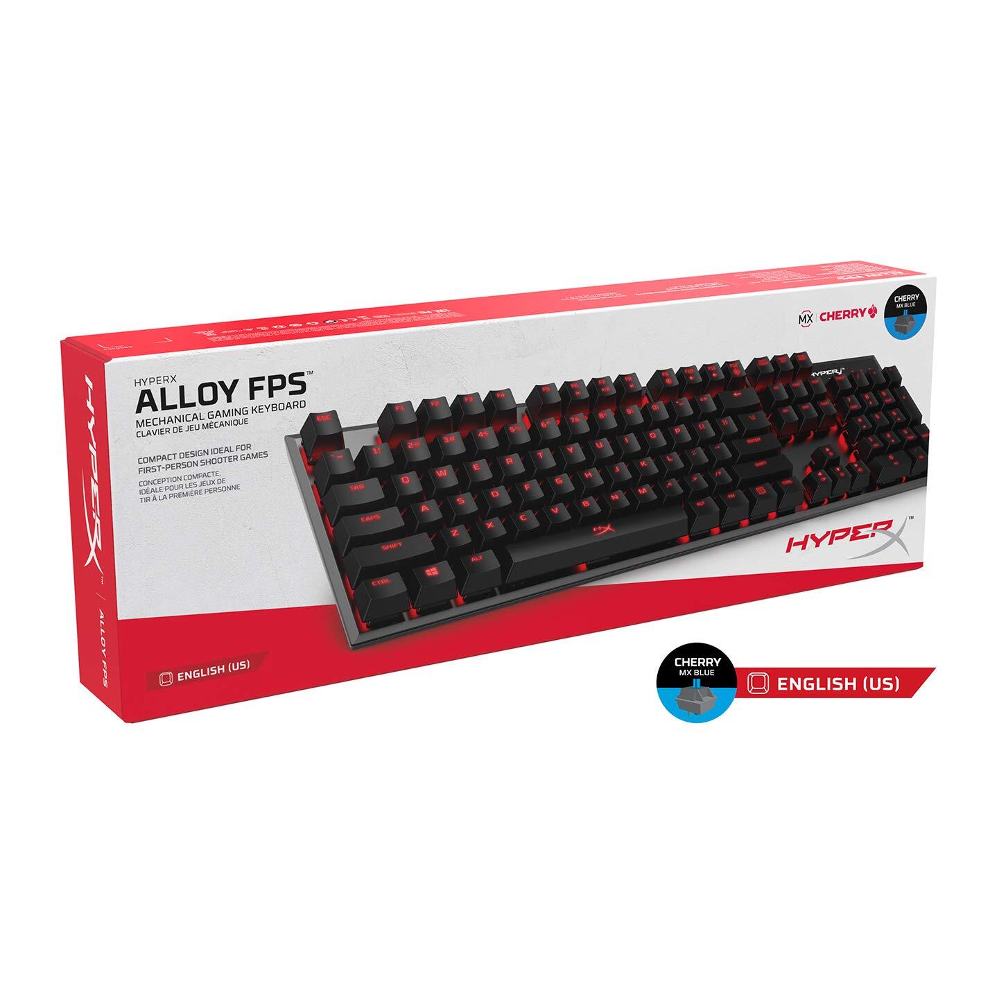 HyperX Alloy HX-KB1BL1-NA/A3 FPS Mechanical Gaming Keyboard (Cherry MX Blue)