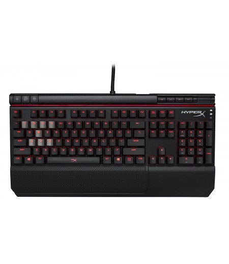 HyperX Alloy Elite Mechanical Gaming Keyboard, Cherry MX Blue, Red LED (HX-KB2BL1-US/R1)