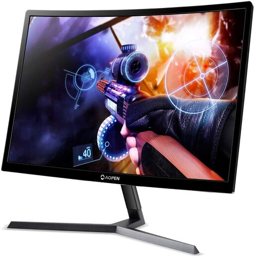 AOPEN 24HC1QR Pbidpx 23.6-inch 1800R Curved Full HD (1920 x 1080) Gaming Monitor with AMD Radeon FreeSync Technology (Display, HDMI & DVI Ports),Black