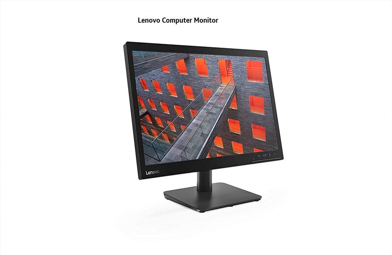 Lenovo V 19.5 inch (49.53 cm) LCD with LED Backlit lit Computer Monitor - HD, TN Panel with VGA - V20-10 (Black)