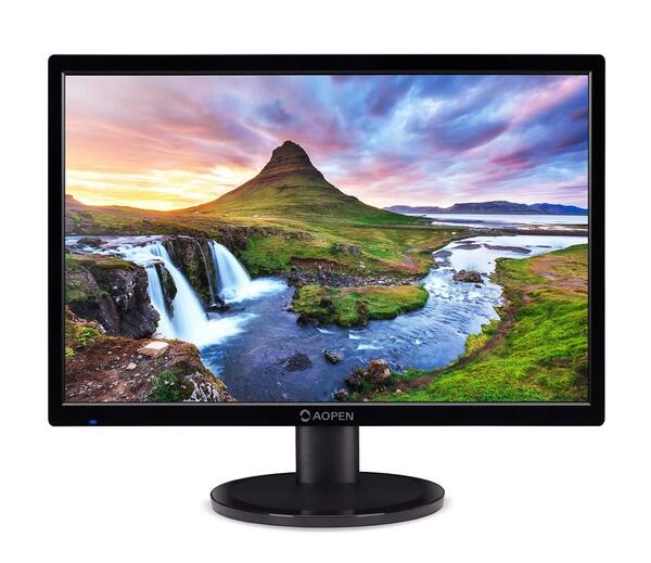 Acer Aopen 19.5-inch HD Backlit LED LCD Monitor - 200 Nits with VGA and HDMI Port - 20CH1Q (Black)